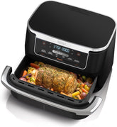 Ninja Friteuse à air chaud FlexBasket Foodi avec MegaZone de 7 pte (6,6 l) - DZ071C - Remis à neuf