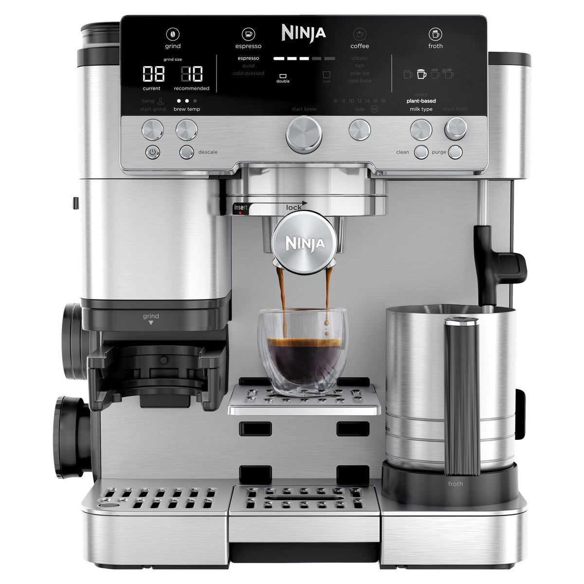 Ninja Luxe Machine à espresso, à café et à infusion à froid 3-en-1 Café Premier Series - ES655CCO - Remis à neuf