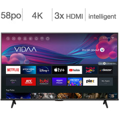 Hisense 58" A6KV Series 4K UHD Smart TV - 58A6KV - Open Box