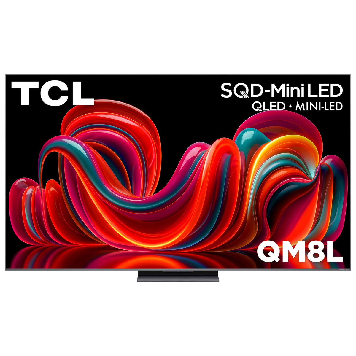 TCL 85" QM8L Téléviseur Google SQD mini-DEL HDR UHD 4K 144Hz de 85 po série QM8L de TCL - 2026 - 85QM8L - Boîte ouverte