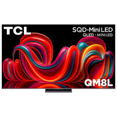 TCL 85" QM8L Téléviseur Google SQD mini-DEL HDR UHD 4K 144Hz de 85 po série QM8L de TCL - 2026 - 85QM8L - Boîte ouverte