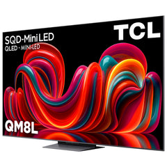 TCL 85" QM8L Téléviseur Google SQD mini-DEL HDR UHD 4K 144Hz de 85 po série QM8L de TCL - 2026 - 85QM8L - Boîte ouverte