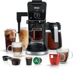 Ninja Système d’infusion de spécialité DualBrew Pro, portion individuelle, capsule et cafetière filtre de 3 L (12 tasses) - CFP301C - Remis à neuf