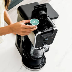 Ninja Système d’infusion de spécialité Ninja® DualBrew, portion individuelle, capsule et cafetière filtre de 14 tasses - CFP451CCO - Remis à neuf
