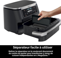 Ninja Foodi FlexBasket Air Fryer with 7-qt (6.6L) MegaZone - DZ071C - Refurbished