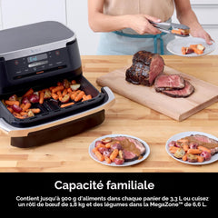 Ninja Foodi FlexBasket Air Fryer with 7-qt (6.6L) MegaZone - DZ071C - Refurbished