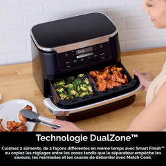 Ninja Foodi FlexBasket Air Fryer with 7-qt (6.6L) MegaZone - DZ071C - Refurbished