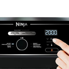 Ninja Friteuse à air chaud 4-en-1 Dual Zone Foodie - 9,46 kg/10 pte DZ300C - Boîte ouverte