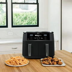 Ninja Friteuse à air chaud 4-en-1 Dual Zone Foodie - 9,46 kg/10 pte DZ300C - Boîte ouverte