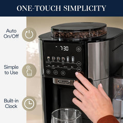 De'Longhi TrueBrew Filter Coffee Machine - Stainless Steel with Thermal Carafe - CAM51035M - Refurbished