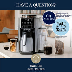 De'Longhi TrueBrew Filter Coffee Machine - Stainless Steel with Thermal Carafe - CAM51035M - Refurbished
