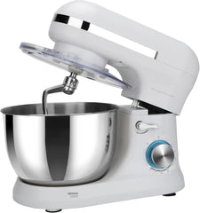 Frigidaire Retro 4.5L 8-Speed Electric Stand Mixer with Whisk, Dough Hook, Flat Beater Attachments, Splash Guard ESTM020-White - Refurbished