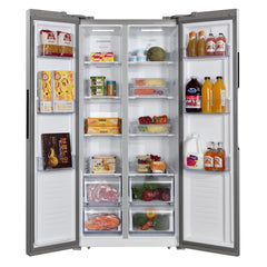 33" Hamilton Beach Counter-Depth Side-by-Side Refrigerator - Stainless Steel - HBF1558 - Open Box