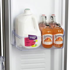 33" Hamilton Beach Counter-Depth Side-by-Side Refrigerator - Stainless Steel - HBF1558 - Open Box