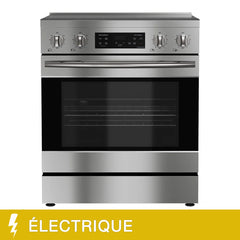 Cuisinière électrique de 30 pouces de Hamilton Beach- HBRE3027 - Remis à neuf