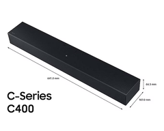 Barre de son 2.0 canaux HW-C400 de Samsung - Boîte ouverte