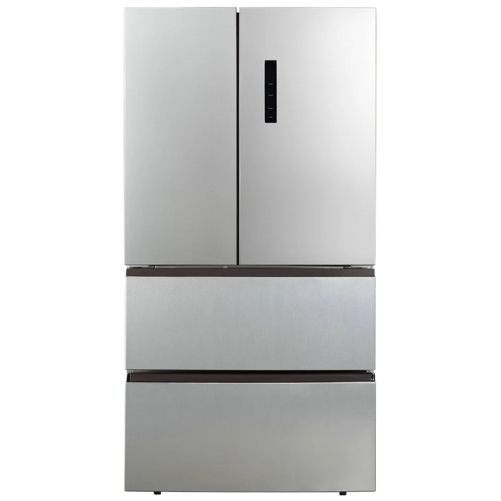 33-inch French Door Refrigerator in Stainless Steel with Dual Freezer Drawers - Hamilton Beach - HZ4051 - Open Box