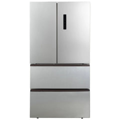 33-inch French Door Refrigerator in Stainless Steel with Dual Freezer Drawers - Hamilton Beach - HZ4051 - Open Box