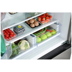 33-inch French Door Refrigerator in Stainless Steel with Dual Freezer Drawers - Hamilton Beach - HZ4051 - Open Box