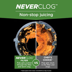 Ninja Centrifugeuse à froid NeverClog - JC155C - Remis à neuf