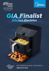 Midea Four et friteuse à air chaud double 8 en 1 de 11 Lites intelligente MAD113MCAF - Remis à neuf