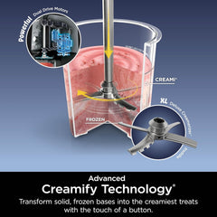 Ninja CREAMi Deluxe 11-in-1 Ice Cream and Frozen Treat Maker - NC501 - Refurbished