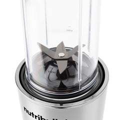 Mélangeur à une tasse de 1200 W Ultra 0,9 l de NutriBullet Ultra - Blanc/Métallique - Boîte ouverte