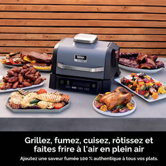 Ninja Woodfire Gril extérieur et fumoir - OG321C - Boîte ouverte