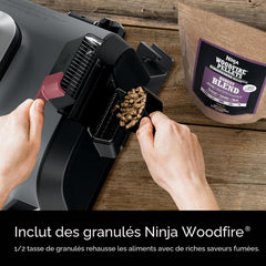 Ninja Woodfire Gril extérieur et fumoir - OG321C - Boîte ouverte