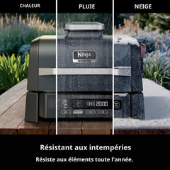 Ninja Woodfire Gril extérieur et fumoir - OG321C - Boîte ouverte