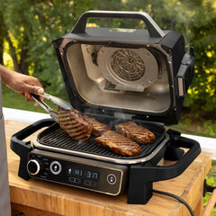Ninja Woodfire Gril extérieur et fumoir - OG701 - Boîte ouverte