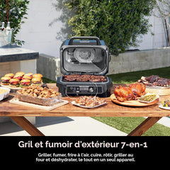 Ninja Gril extérieur et fumoir TG Woodfire ProConnect™ OG901LWC - Boîte ouverte