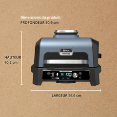 Ninja Gril extérieur et fumoir TG Woodfire ProConnect™ OG901LWC - Boîte ouverte