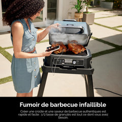 Ninja Gril extérieur et fumoir TG Woodfire ProConnect™ OG901LWC - Boîte ouverte