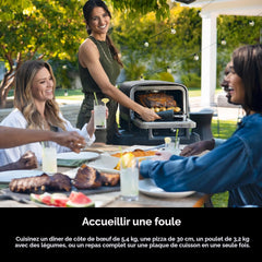 Ninja Four extérieur 8-en-1 Woodfire™ OO101LWC - Boîte ouverte