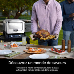 Ninja Four extérieur 8-en-1 Woodfire™ OO101LWC - Boîte ouverte