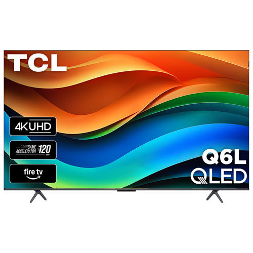 TCL 50" Q6L - Téléviseur intelligent Fire TV QLED HDR UHD 4K de 50 po série Q6L de TCL (50Q6L) - 2026 - Boîte ouverte