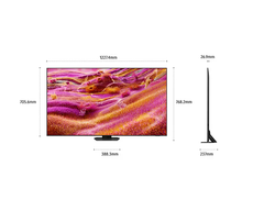 Téléviseur intelligent Tizen HDR Neo QLED UHD 4K de 55 po série QN90F de Samsung QN55QN90FAFXZC - Boîte ouverte