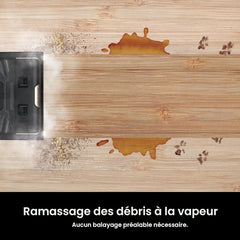 Shark Vadrouille à vapeur 3-en-1 Shark Steam Pickup, aspire et désinfecte* - SD201C - Boîte ouverte