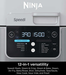 Ninja Autocuiseur rapide et friteuse à convection Speedi 12 en 1 - SF303CCCO - Remis à neuf