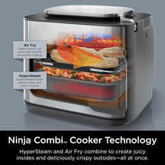 Ninja Combi™ Multicuiseur Tout-en-Un, Four et Friteuse à Air - SFP701C - Boîte ouverte
