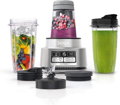 Ninja Foodi™ Power Nutri™ Duo® Bol à smoothie et mélangeur personnel 1200 W 4 Auto-iQ SS100C - Boîte ouverte