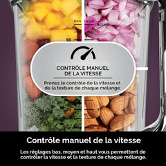 Ninja Mélangeur et robot culinaire électrique Detect avec technologie BlendSense - TB400C - Boîte ouverte