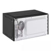 Vissani Four à micro-ondes 0,9 pi3 de 900 Watt, acier inoxydable - EM0P02A2KJCL - Boîte ouverte