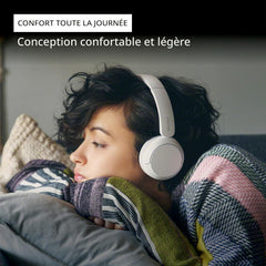 Casque d'écoute Bluetooth WH-CH520 de Sony avec microphone - Boîte ouverte